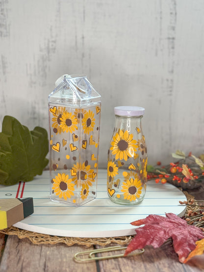 Sunflower print Milk Jug