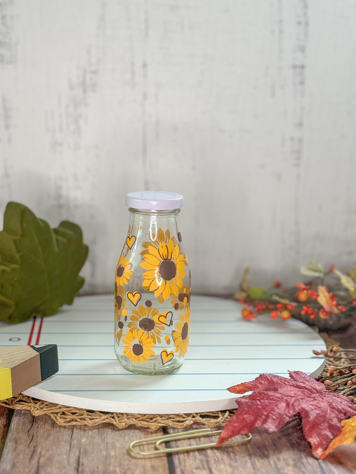 Sunflower print Milk Jug