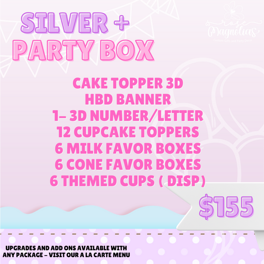 Silver  + Party Box Package