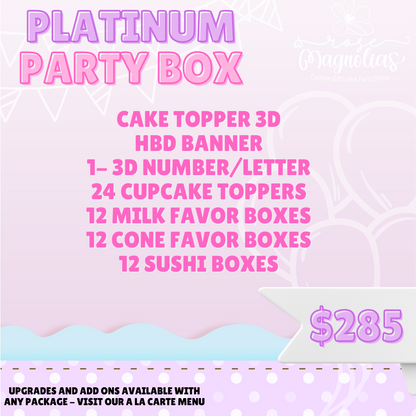 Platinum Party Box Package