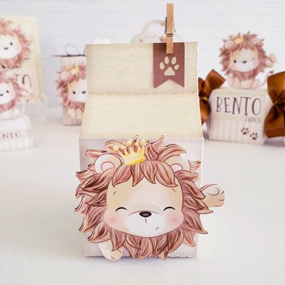 Lion Themed Favor Boxes