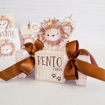 Lion Themed Favor Boxes