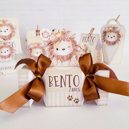 Lion Themed Favor Boxes