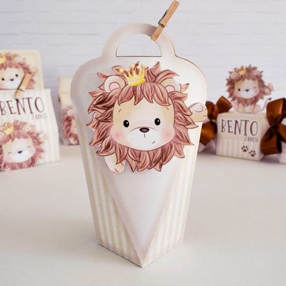 Lion Themed Favor Boxes