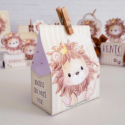 Lion Themed Favor Boxes