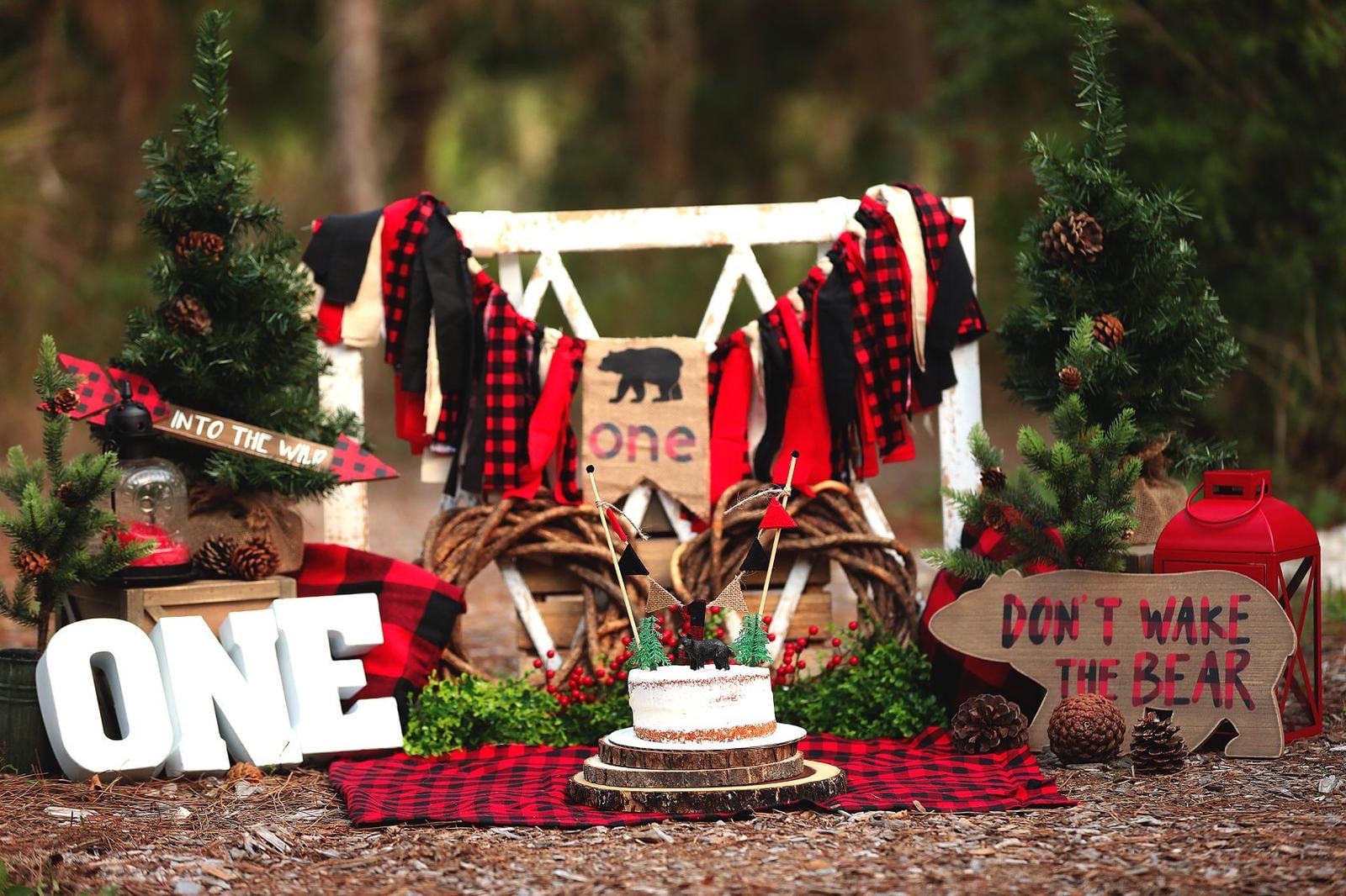 Lumberjack Baby Shower, Lumberjack Shower Decor, Wild One Banner, Baby Name Banner, Burlap Banner, Lumberjack Nursery, Baby Boy Shower