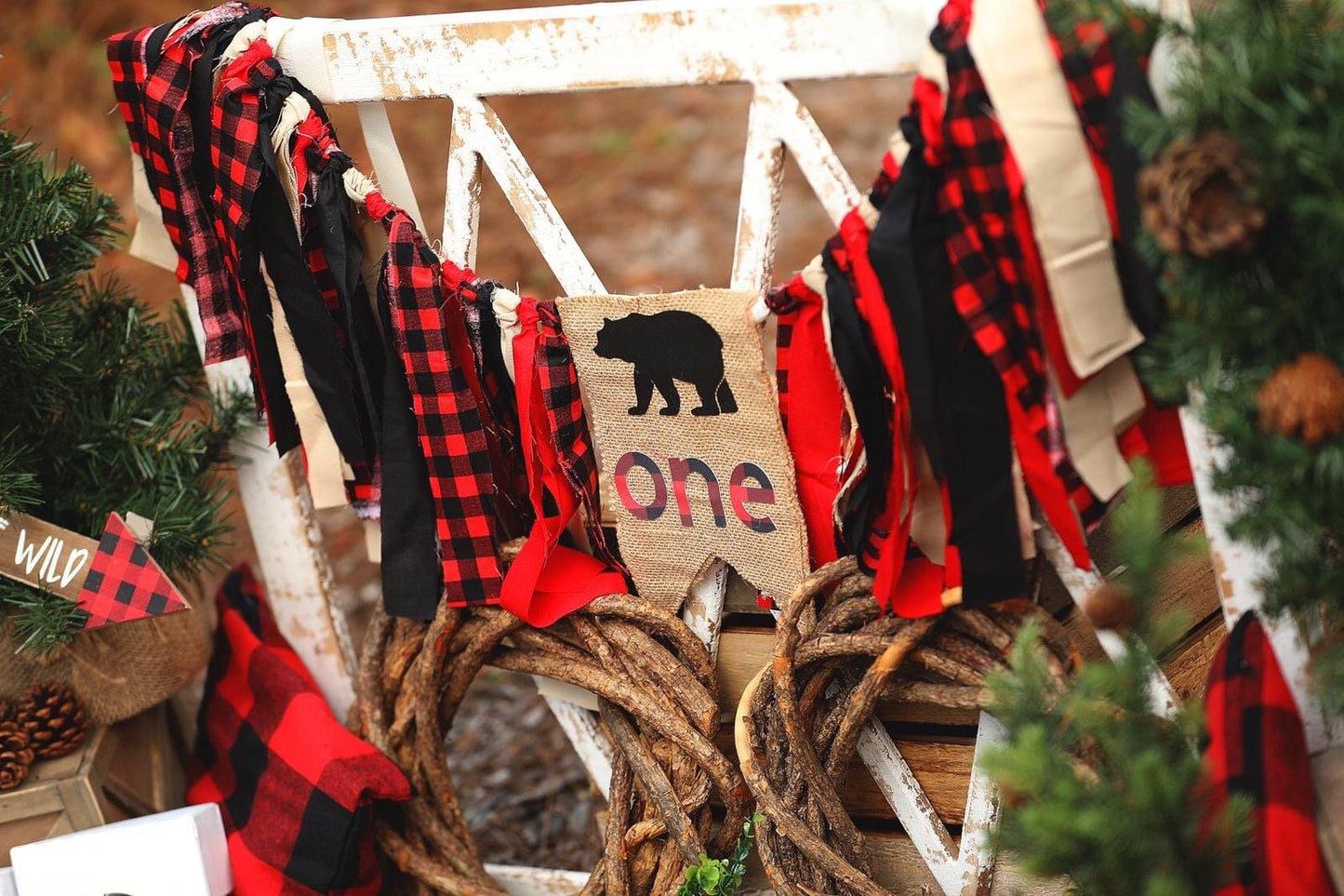 lumberjack banner, burlap banner, lumberjack birthday, bear banner, birthday banner, woodland shower, one banner, banner, photo prop, rustic, lumberjack birthday party, lumberjack first birthday, lumberjack party supplies, camping birthday, lumber