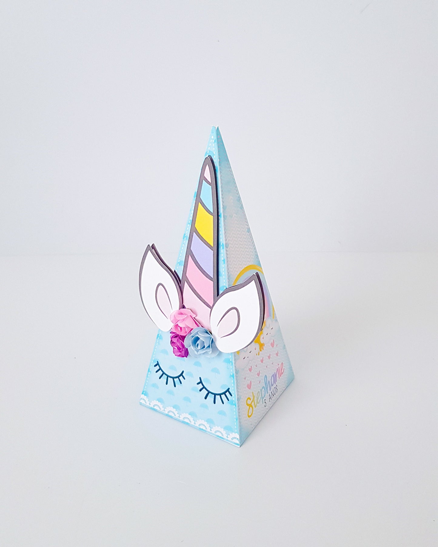 Unicorn Cone favor box, Unicorn Decoration, Unicorn Baby Shower, Unicorn party,Luxury goodie bags,