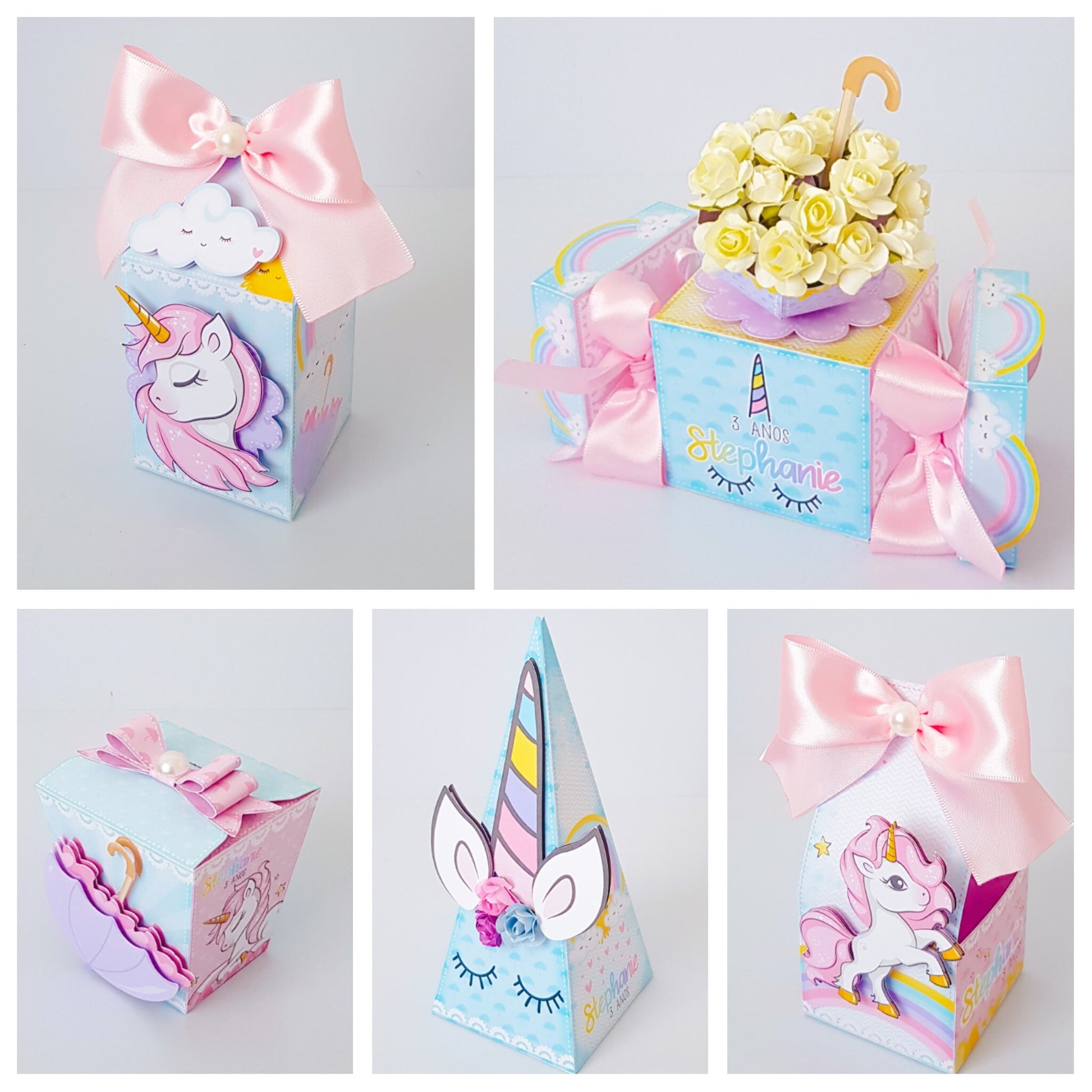 Unicorn Cone favor box, Unicorn Decoration, Unicorn Baby Shower, Unicorn party,Luxury goodie bags,