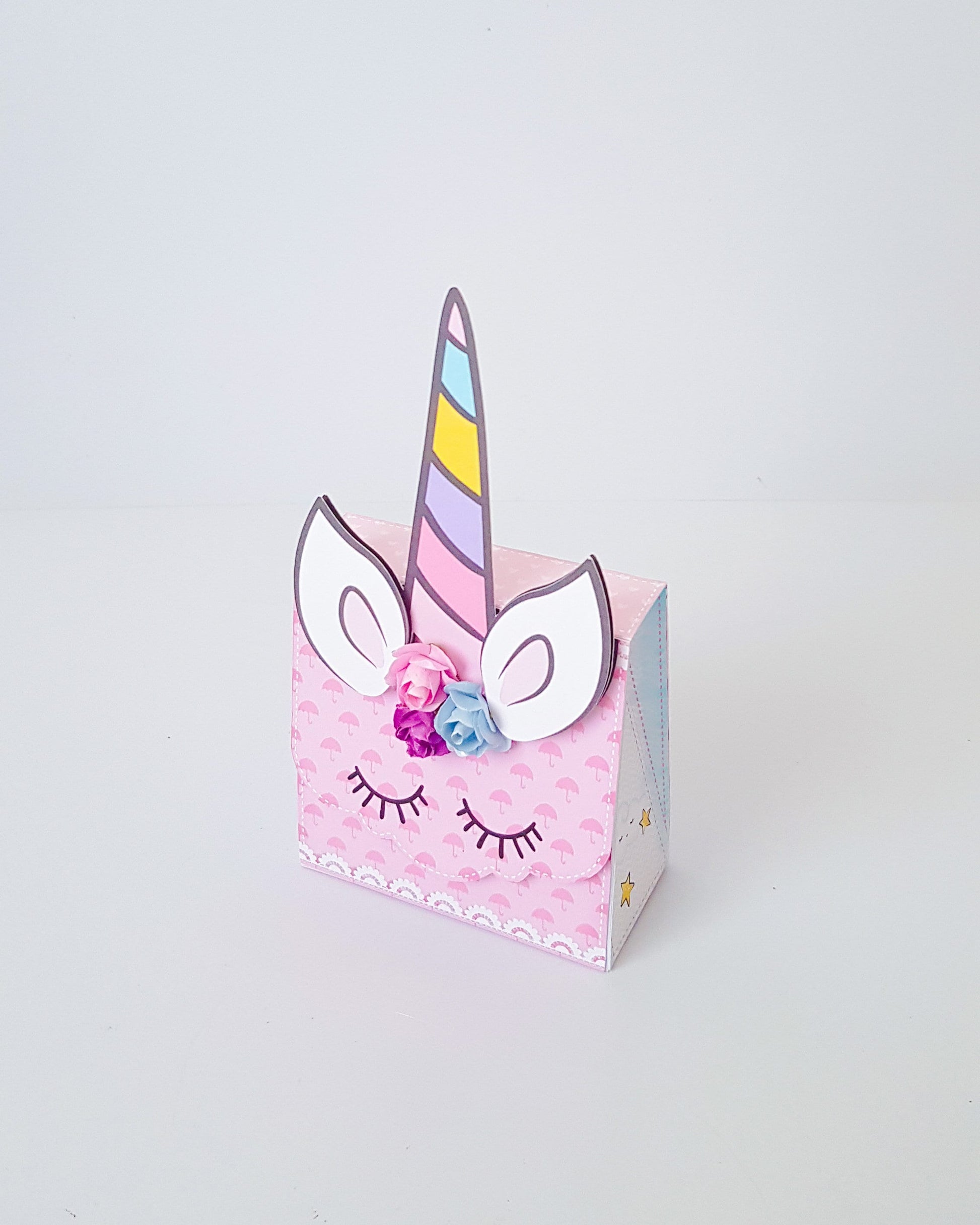 Unicorn Square favor box, Unicorn Decoration, Unicorn Baby Shower, Unicorn party,Luxury goodie bags,