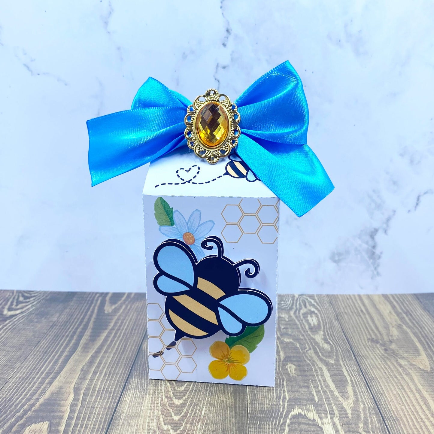 Bee Party Decor - Bee Favor Decorations - Bee Favor Boxes - Bumble Bee Favor Box - Bee Party supplies - Bumble Bee Decor - Honeycomb Decor