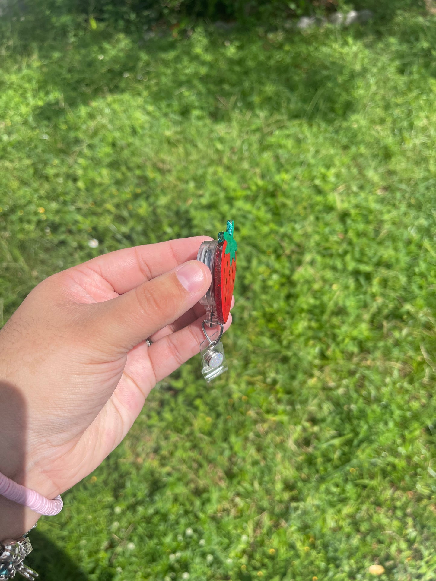 Strawberry Badge Reel