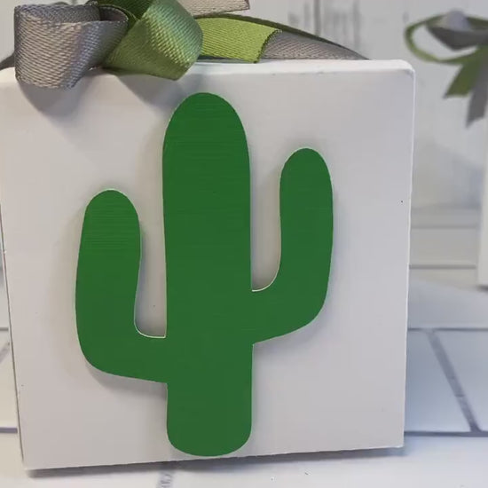 Cactus square Favor Boxes - Cactus Theme - Baby Shower Gift Boxes -  Fiesta Birthday Decor - Cactus  Bridal Shower Candy Box