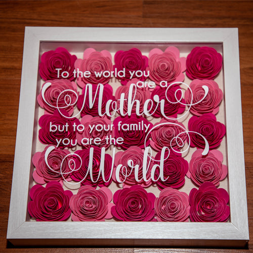 Mother's Day flower shadow boxes newest